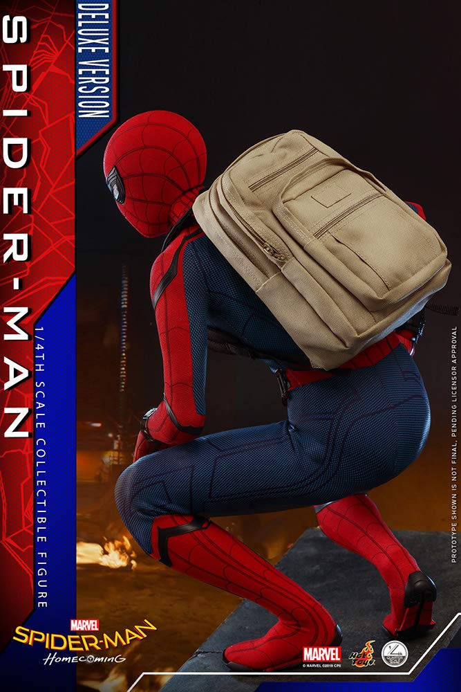 Mua Hot Toys Marvel Spider-Man Homecoming Spider-Man (Deluxe Version) 1/4  Quarter Scale Figure trên Amazon Mỹ chính hãng 2023 | Giaonhan247
