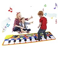 Children Dance Mat Piano Music Dance Mat Baby Early Education Musical Toy 110x36cm, Kids Dance Mat