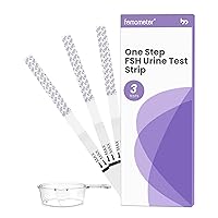 femometer FSH Menopause Test, Fertility Test Highly Sensitive FSH Test Strips, Help Understand Your Ovarian Reserve, Determine Your Fertility and Detect Menopause, Includes 3 FSH Tests