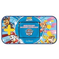 LEXIBOOK JL2367PA Paw Patrol Chase Compact Cyber Arcade Portable Console, 150 Games, LCD, Battery Operated, Red/Blue