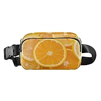 Slices Lime Orange Fanny Packs for Women Men Belt Bag with Adjustable Strap Fashion Waist Packs Crossbody Bag Waist Pouch for Casual Workout
