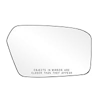 80207 Passenger Side Non-Heated Mirror Glass w/Backing Plate, Ford Fusion, Mercury Milan, 4 13/16
