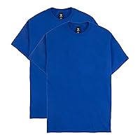 Hanes mens Beefyt T-shirt, Heavyweight Cotton Crewneck Tee, 1 Or 2 Pack, Available in Tall Sizes