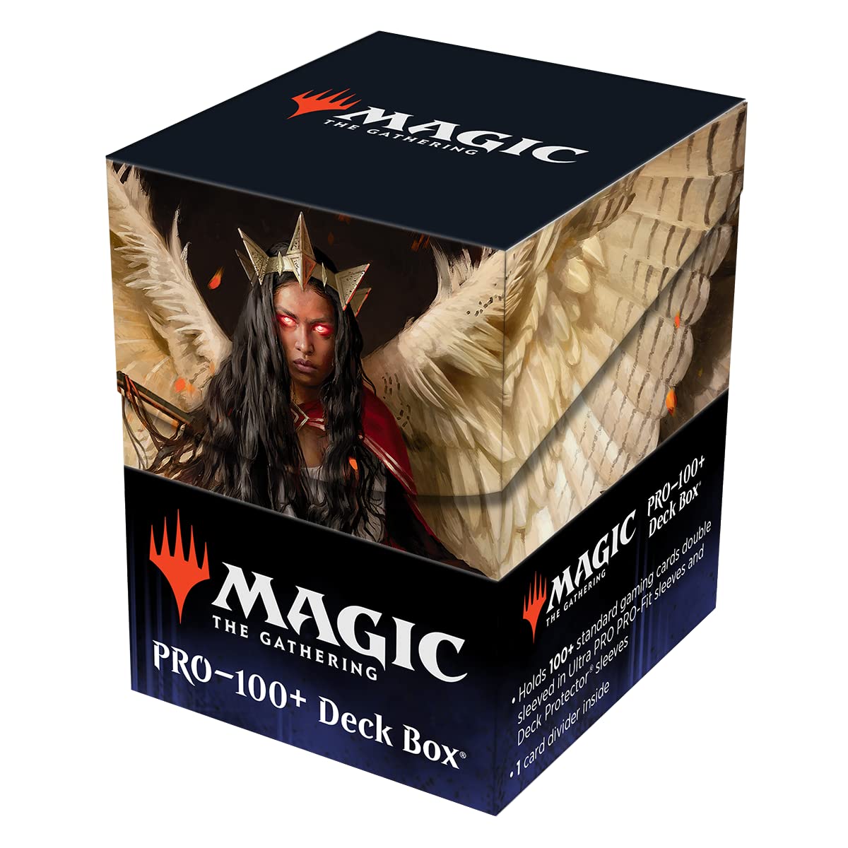 Ultra Pro - March of the Machine 100+ Deck Box ft. Kasla, the Broken Halo for MTG, Store & Protect Gaming Cards, Valuable Trading Cards, Self Locking Lid, Store 100 Double Sleeved Cards