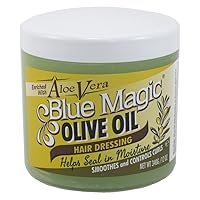 Blue Magic Olive Oil Hair Dressing with Aloe Vera 12 Ounce Blue Magic Olive Oil Hair Dressing with Aloe Vera 12 Ounce