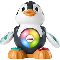 Fisher-Price Linkimals Cool Beats Penguin, Interactive Toys for 9 Month Old Babies, Educational Toys for 1 Year Old Girls and Boys with Lights, Motions and Songs, UK English Version, HCJ54