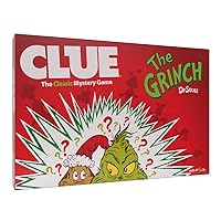 CLUE: How the Grinch Stole Christmas | Solve the Mystery in this Collectible Clue Game Based on Classic Dr. Seuss Book | Officially-Licensed Game with Familiar Locations and Iconic Characters