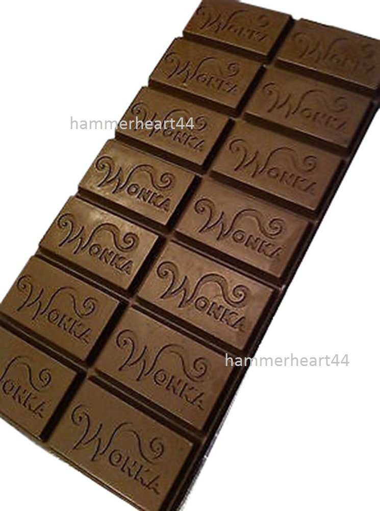 WILLY WONKA DIY Chocolate Factory Bar Casting Mold Mould 7.5'' x 3.5