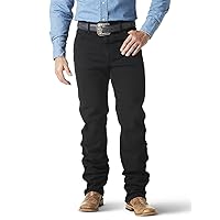 Wrangler Men's Cowboy Cut Active Flex Original Fit Jean, Black, 34W x 30L