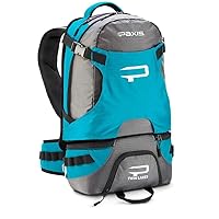Swing Arm Backpack - Get to Your Gear without Removing Your Pack - Mineral Blue/Grey