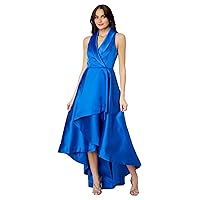 Adrianna Papell Women's Tuxedo High Low Gown