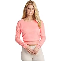 AEROPOSTALE Womens Super Soft Sweatshirt, Pink, X-Small