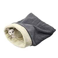 Cat Bed Cave Sleeping Bag, Pet Mat Warming Pad Sack for Cats and Small Dog,Burrowing Cozy Soft Comfortable Bed