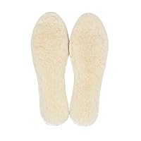 Unisex Sheep Wool Fleece Insoles Warm Soft Cozy