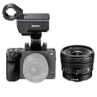 Sony FX30 Super 35 Cinema Line Camera with XLR Handle Unit and E PZ 10-20mm f/4 G Lens