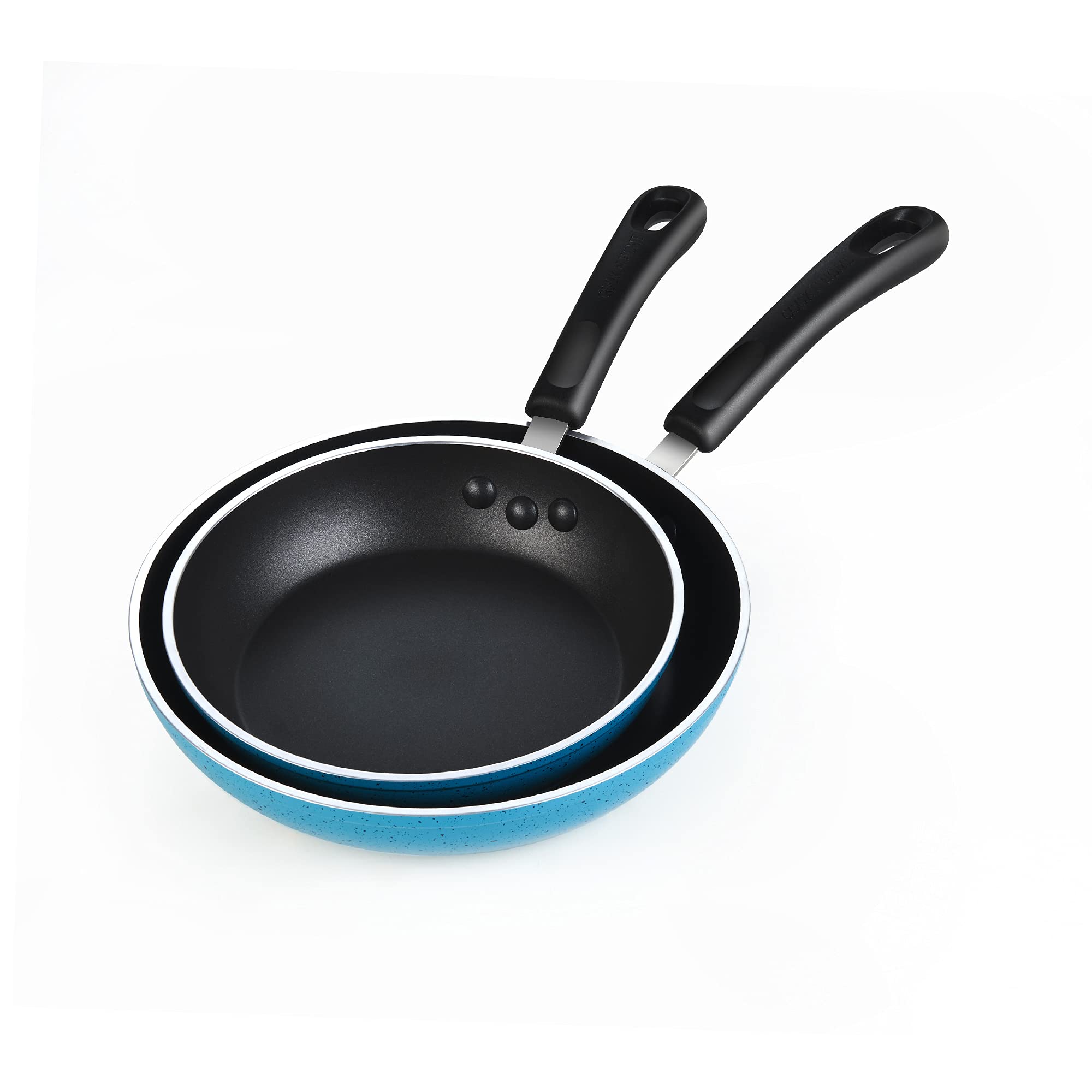 Cook N Home Nonstick Cookware Belly Shape 10-Piece, Turquoise