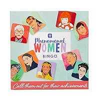 Talking Tables Phenomenal Women Bingo Game | Educational Inspirational Gifts for Her, Tabletop Games, Stocking Filler, Mother's Day, Age 7+