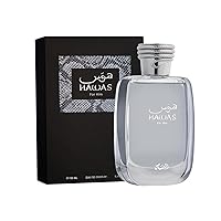 RASASI Hawas for Men EDP, Long-Lasting Pour Homme Spray, Aquatic Scent Designed to Embody Masculine Strength and Vigor, Signature Bottle, 3.4 OZ