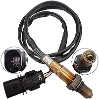 17025 LSU 4.9 5-Wire WideBand JSB-7025 Oxygen Sensor for 2011-2015 Ford Toyota Honda Chevy PLX AEM 30-4110 0258017025 X Series AFR Inline Controller UEGO Air Fuel Ratio 02 Gauge
