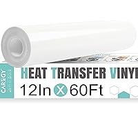 CAREGY Heat Transfer Vinyl White Iron on Vinyl-12
