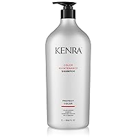 Kenra Color Maintenance Shampoo | Daily Color Protection & Shine | Color Treated Hair | Protects Color For 35 Washes | All Hair Types | 33.8 fl. Oz