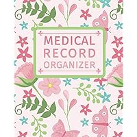 Medical Record Organizer: Record Your Personal Medical History, Medical Contacts, Family Medical Overview, Family Doctors, Medical Checkups, Blood ... Tracker, Medications, Surgeries and More