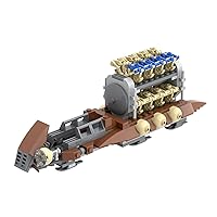 MOOXI-MOC Space Wars Droid Army Transporters Building Set,Set Includes 20 Battle Droids, Gift for Star Fans(174pcs)