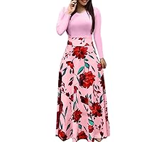 Womens Homecoming Dresses Casual Elegant Vintage Sexy Flowy High Waisted Prom Party Club Long Maxi Dress for Wedding Guest