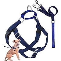 2 Hounds Design Freedom No Pull Dog Harness with Leash, Adjustable Gentle Comfortable Control for Easy Dog Walking, for Small Medium and Large Dogs, Made in USA
