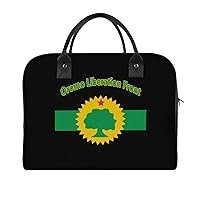 Flag of The Oromo Liberation Front Large Crossbody Bag Laptop Bags Shoulder Handbags Tote with Strap for Travel Office