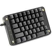 Koolertron Gateron Red Switches Programmable Gaming Keypad, Mechanical Gaming Keyboard with 43 Programmable Keys, Single-Handed Keypad Macro Setting