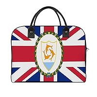 Anguilla Flag Large Crossbody Bag Laptop Bags Shoulder Handbags Tote with Strap for Travel Office
