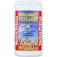 Organic Psyllium Whole Husks 12 oz - Natural Dietary Fiber Supplement, Non GMO, Gluten Free, Keto and Vegan Friendly for Regularity Support, Unflavored