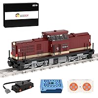 Train Building Kit, Train Steam Engine Locomotive Model, MOC-56807 Retro City Train Set, 1092 PCS