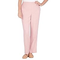 Alfred Dunner Women's Plus-Size Textured Regular Fit Average Length Pant