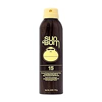 Original SPF 15 Sunscreen Spray |Vegan and Hawaii 104 Reef Act Compliant (Octinoxate & Oxybenzone Free) Broad Spectrum Moisturizing UVA/UVB Sunscreen with Vitamin E | 6 oz