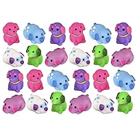 Curious Minds Busy Bags Set of 24 Dog Mochi Squishy Animals - Kawaii - Cute Individually Boxed Wrapped Toys - Sensory, Stress, Fidget Party Favor Toy (Set of 24 (2 Dozen))