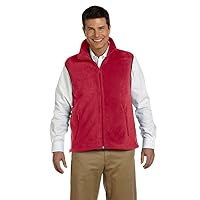 Adult 8 oz. Fleece Vest 4XL RED