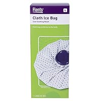 Flents Ice Bag, Cloth Bag for Reusable Use, Cooling Soothing Relief, Large