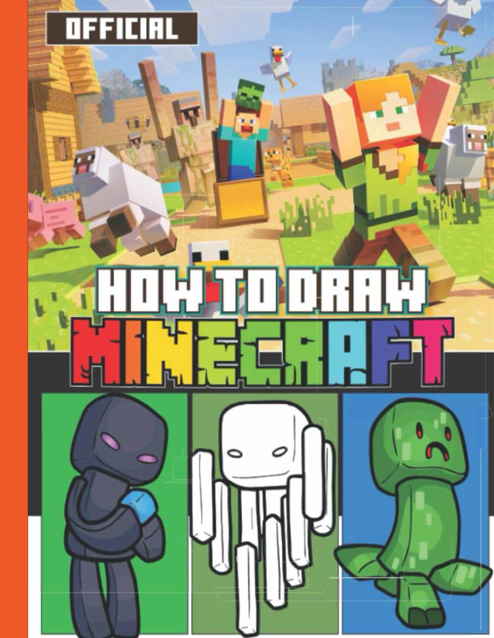 h0w t0 draw minecraffffft b00k: [New Edition] Learn to Draw Step-By-Step With 30+ Drawing Tutorials For Beginners, Kids and All Fans. How to Draw Book ... of all Ages and Adults (German Edition)