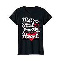 Ms Steal Your Heart, Love Quote For Valentines Day Matching T-Shirt