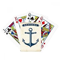 Anchor Droits Admiralty Blue Military Ocean Poker Playing Magic Card Fun Board Game