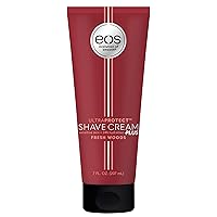 eos UltraProtect™ Men’s Shave Cream- Fresh Woods, 24-Hour Hydration, Non-Foaming Formula, 7 fl oz