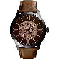 FOSSIL Townsman Men's Automatic Watch with Stainless Steel or Leather Strap