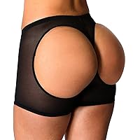Womens Booty Lifting Shapewear Butt Lifter Padded Lace Panties Seamless Hip Enahncer Body Shaper Boyshort Underwear