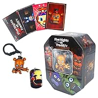  Five Nights at Freddy's Freddy: Funko x Mini-Head Plushy  Keychain + 1 Free Video Games Themed Trading Card Bundle (091484) : Toys &  Games