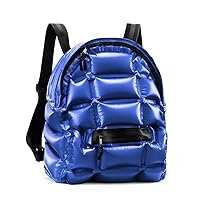 Puffer Backpack Travel Gym Bag Inflatable Fashion Designed Waterproof Backpack and Lightweight with Large Capacity Backpack for Women and Men, Blue