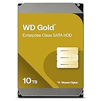 Western Digital 10TB WD Gold Enterprise Class Internal Hard Drive - 7200 RPM Class, SATA 6 Gb/s, 256 MB Cache, 3.5