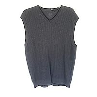 Bugatchi Uomo Men's Sweater Vest, Grey, Large
