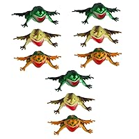 ERINGOGO 3 Sets 3pcs Simulation Sounding Frog Model Toy Toys Squeaker Fake Frog Artificial Frog Toy for Kids Bullfrog Vocalize Child